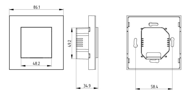 Wall Switch Dimensions